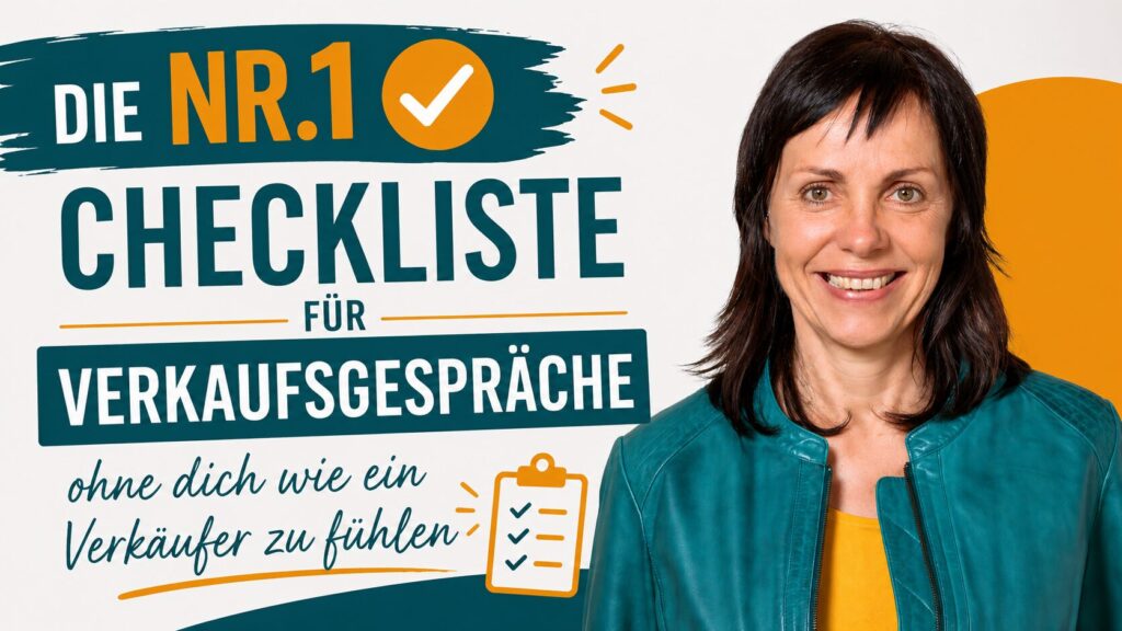 Christina Bodendieck auf dem Cover der Nr. 1 Checkliste für erfolgreichen Verkauf