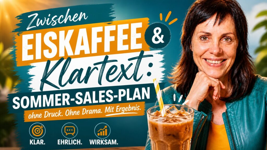 Christina Bodendieck auf dem Cover des Sommer Sales plans