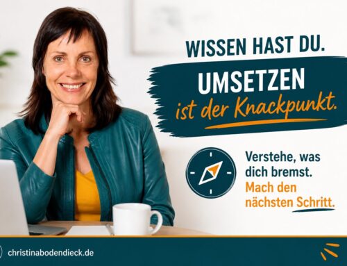 Warum du es nicht tust, obwohl du weißt, wie es geht
